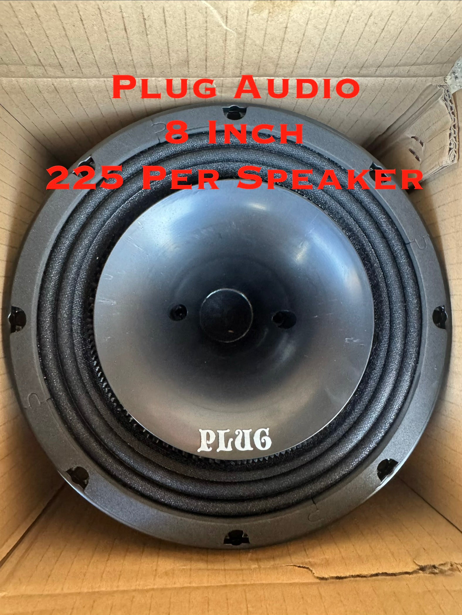 Plug Audio 8 Inch Midrange Horn Speaker