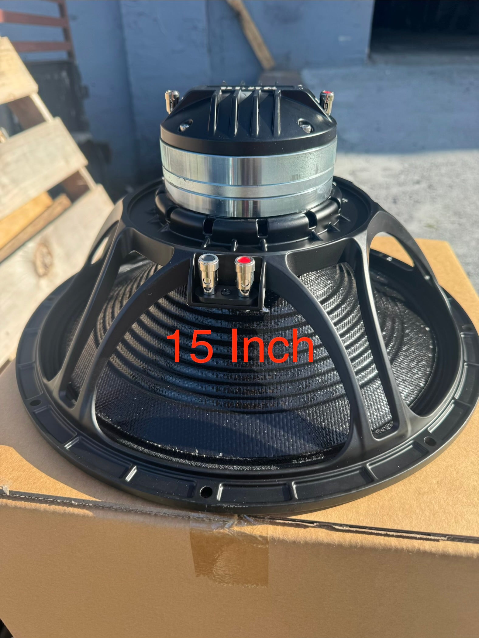 Plug Audio 15 Inch Midrange Horn Speaker